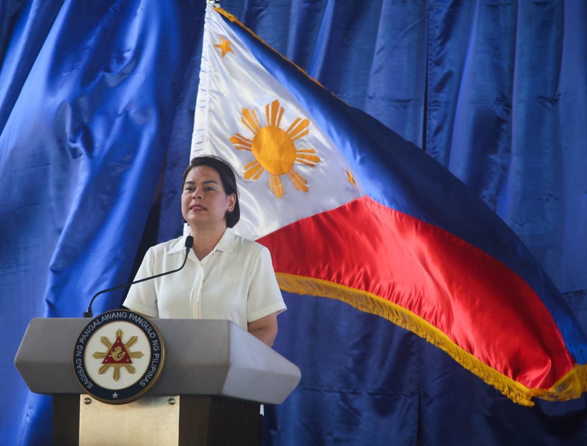 Vice President Sara Duterte-Carpio. PHOTO BY JOHN ORVEN VERDOTE